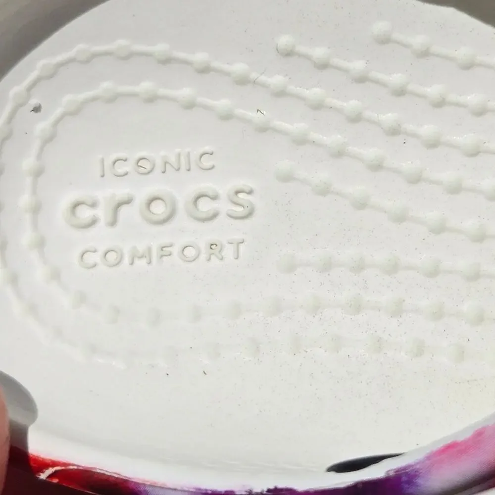 CROCS Kids Tie-Dye Clogs Size 5